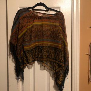 See through pattern top